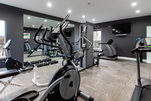 Fitness Center at The Players Club Apartments in Nashville, TN