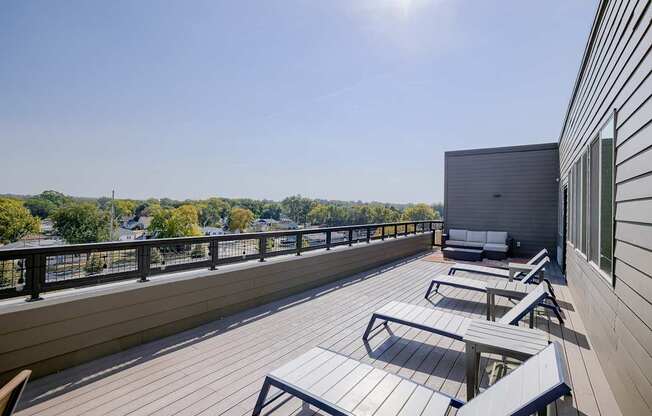 Resident Deck at Square at 48 in Lincoln, NE