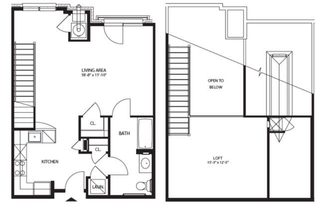 Studio, 1 bath, 957 sqft, $2,522