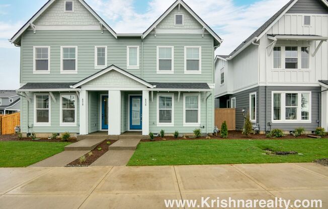 *NEW Construction* Stunning 3BD, 2.5 BA*  Townhome Featuring Modern Upgrades* in South Hillsboro Reed's Crossing Community*