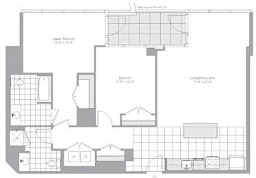 2 beds, 2 baths, 1,398 sqft, $6,391