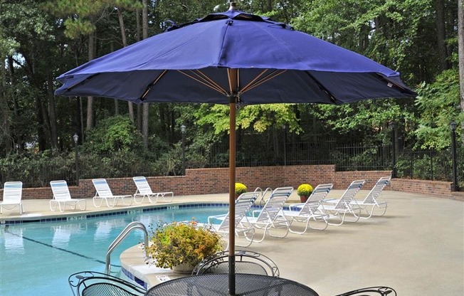 Poolside Lounge Area at Brook Pines, South Carolina, 29210