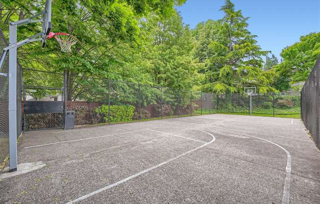 Our Basketball Sport Court at Bellwether Apartments in Olympia, Washington