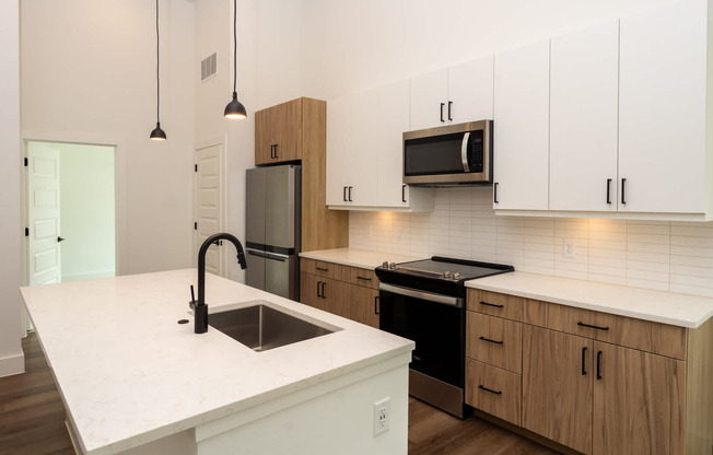 Kitchen with Stainless Steel Appliances