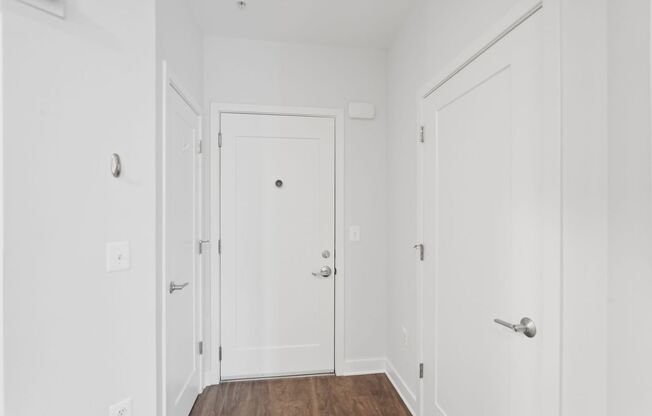 Experience modern living in this beautifully appointed junior one-bedroom/studio featuring an open and functional layout at Trafalgar Flats!