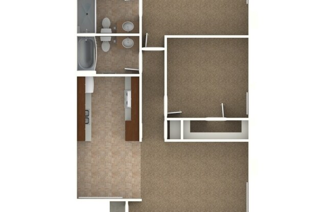 2 beds, 2 baths, 990 sqft, $2,800