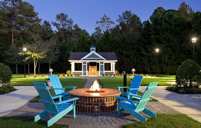 Fire Pit with Cozy Seating