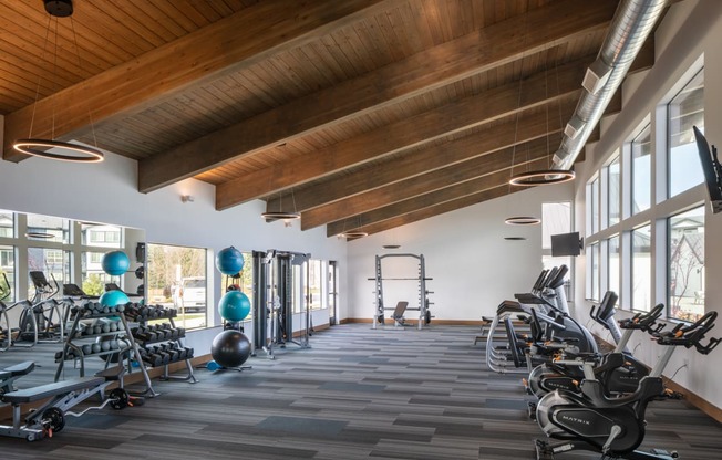 glacier run fitness center in the spring