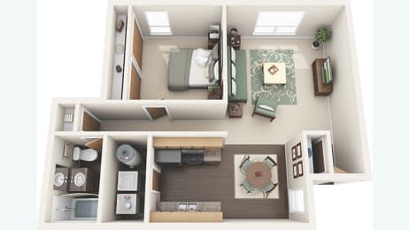 1 bed, 1 bath, 650 sqft, $1,700