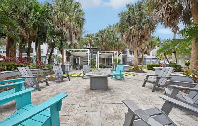 Outdoor Patio at Verona at Boynton Beach Apartments in Boynton Beach, FL 33426