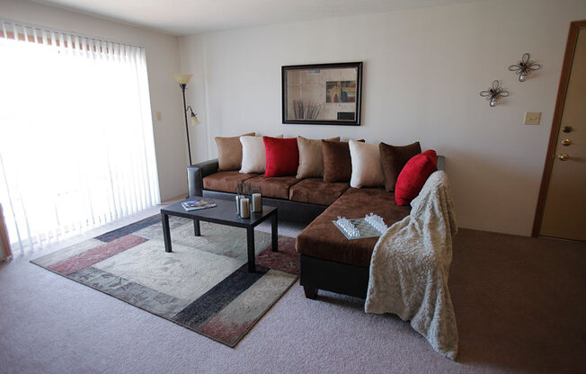 Bright Living Room at Van Horne Estates Apartments, El Paso, 79934