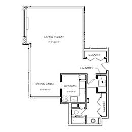 Studio, 1 bath, 733 sqft, $2,028