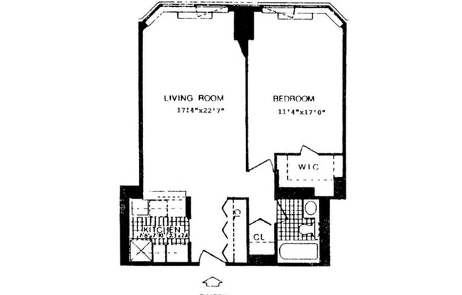 1 bed, 1 bath, 730 sqft, $4,500, Unit 23F