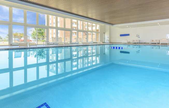 Indoor Pool at 444 Park Apartments, Richmond Heights, Ohio