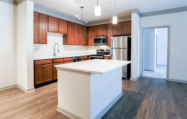 Kitchen with Stainless Steel Appliances