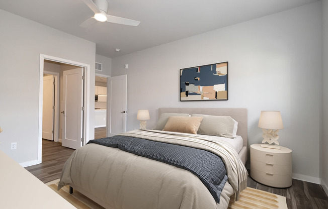 Bedroom with Hard Surface Flooring