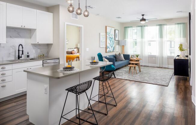 Kitchen at 19 South Apartments, Kissimmee, FL, 34744