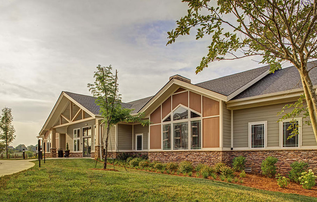 Exteriors Large Resident Clubhouse at LangTree Lake Norman Apartments, North Carolina, 28117
