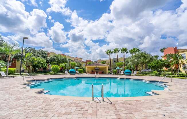 Sparkling Swimming Pool at Mission Club Apartments in Orlando, FL