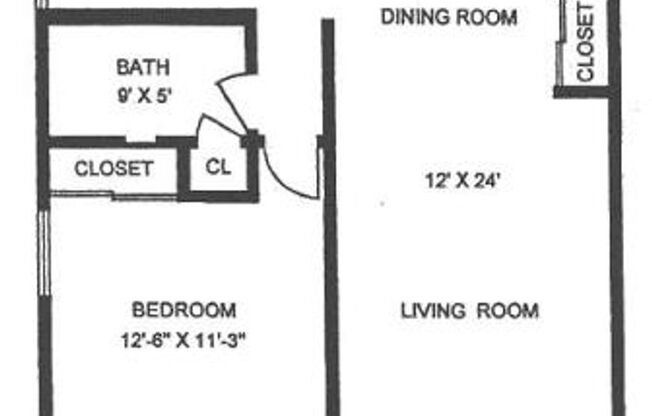 1 bed, 1 bath, 575 sqft, $949