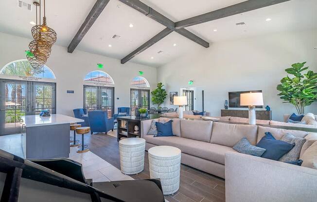 Clubhouse interior at Montecito Apartments at Carlsbad, Carlsbad, CA, 92010