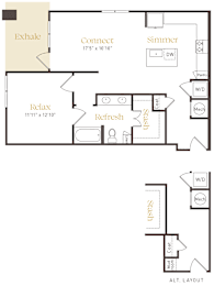 1 bed, 1 bath, 896 sqft, $1,824