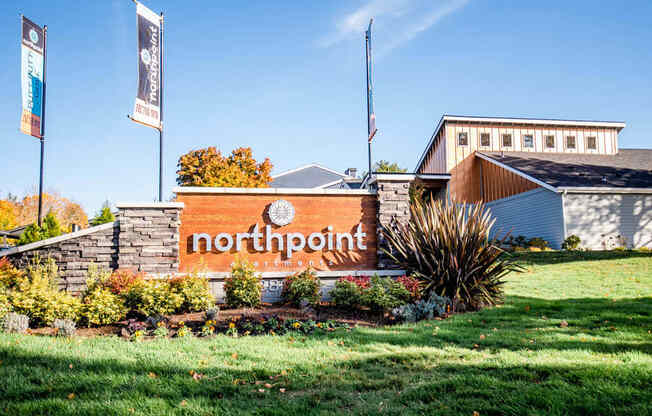 Property Signage at Northpoint Apartments, Tacoma, Washington