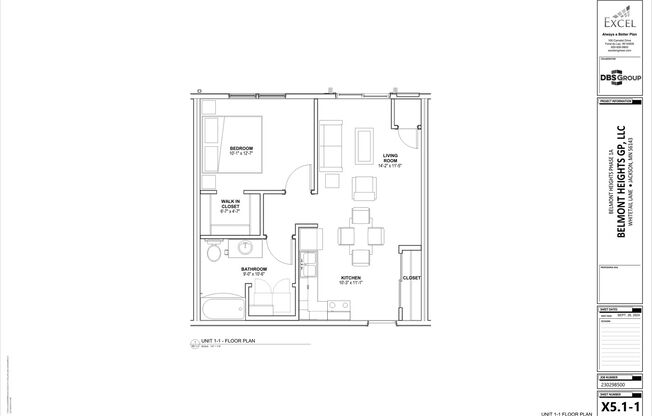 1 bed, 1 bath, 633 sqft, $1,250, Unit 103