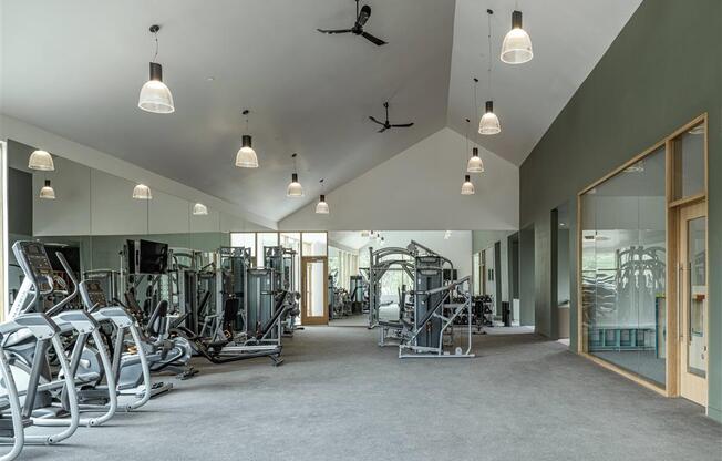 Fitness Center With Modern Equipment at The Clara, Idaho, 83616