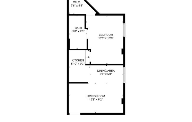 1 bed, 1 bath, 650 sqft, $949, Unit B