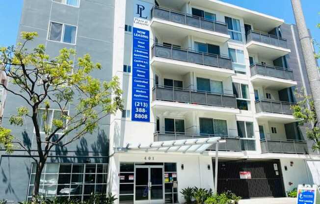 Building Exterior at Plaza Lafayette, Los Angeles California  