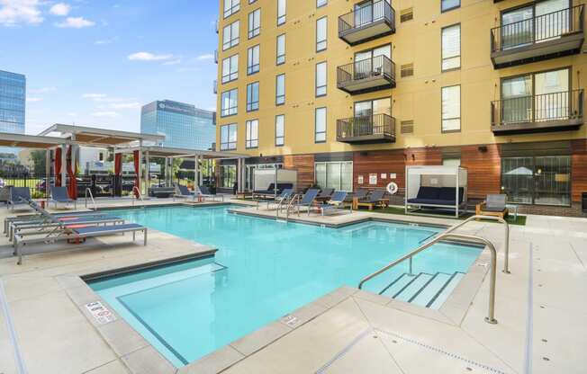 Inviting Pool With Lounge Chairs
