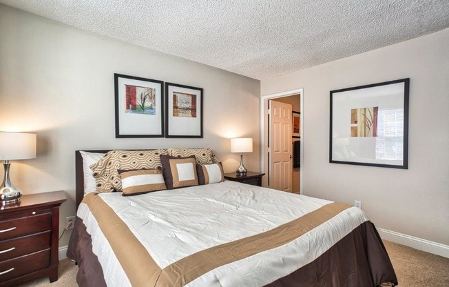 Master Bedroom at Middletown Brooke Apartments, Connecticut, 06457