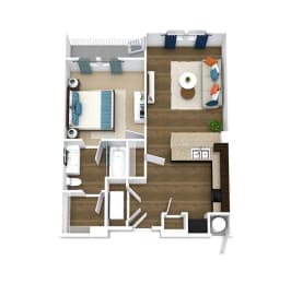 1 bed, 1 bath, 654 sqft, $1,217
