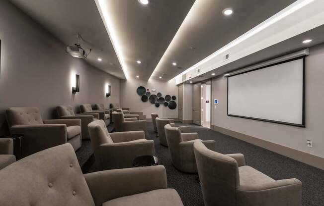 Private Movie Theater at The Aster Apartments, Cary, NC, 27519