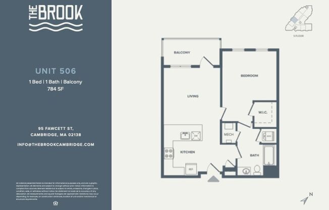 1 bed, 1 bath, 783 sqft, $2,775, Unit 406