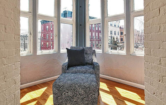 Sunroom Chair at Grand Adams Apartment Owner LLC, Hoboken