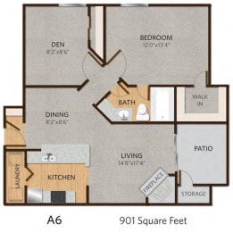 1 bed, 1 bath, $1,730