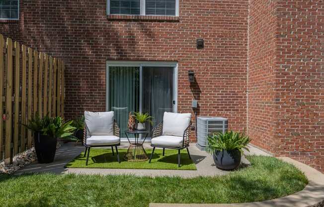Patio at Ivy Hills Living Spaces, Ohio, 45244