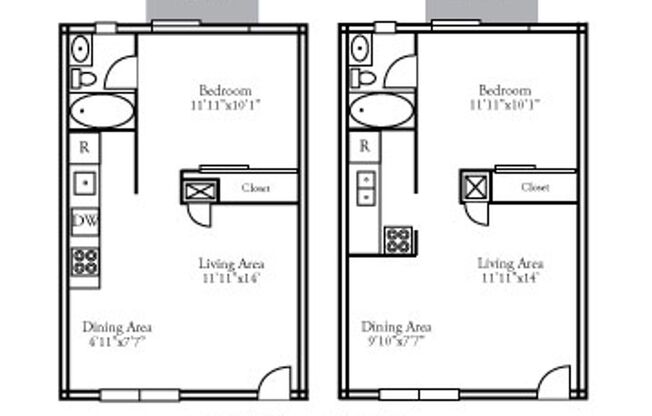 1 bed, 1 bath, $965, Unit # 26