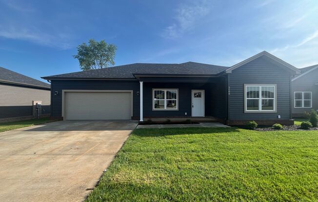 New Construction Home in Plum Springs with large 2 car garage!