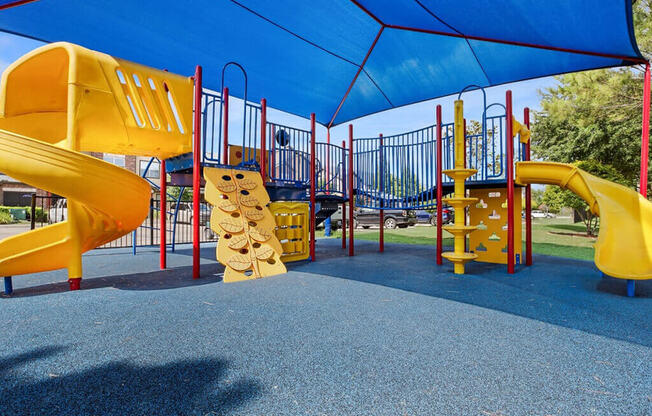 Outdoor playground at Artesian on Westheimer, Houston, TX