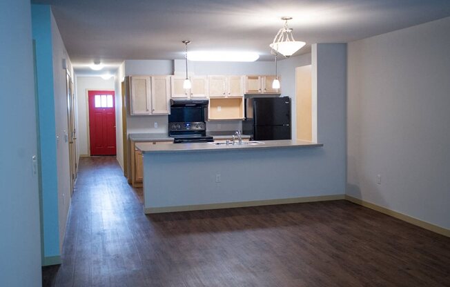 Living Room & Kitchen