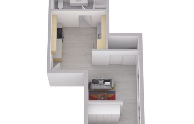 1 bed, 1 bath, 540 sqft, $1,160, Unit 2530-210