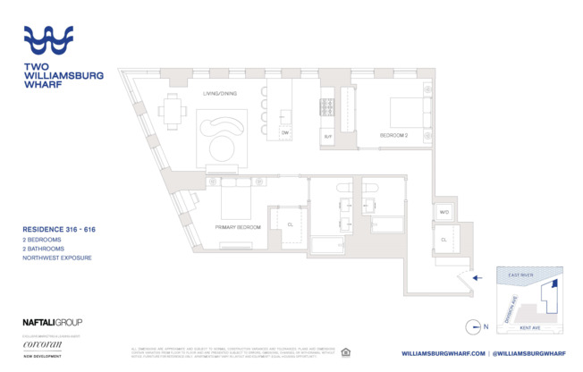2 beds, 2 baths, $8,550, Unit 316