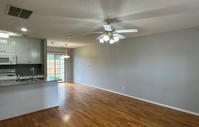 2 bedroom/1.5 bath end unit townhome in great Gainesville location