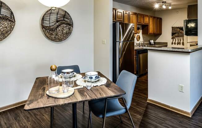 Open concept floor plans at The Falgrove, Omaha