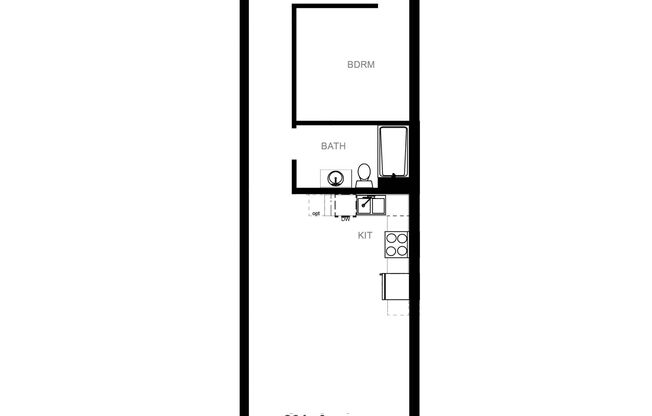 1 bed, 1 bath, 864 sqft, $915, Unit 307