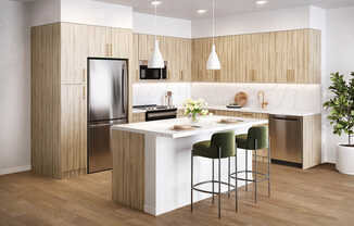 Kitchen with Stainless Steel Appliances