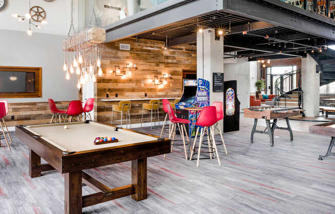 Resident Lounge with Arcade Games and Billiards